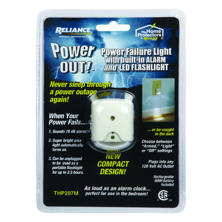 Reliance Controls Power Out 100 lm White LED Flashlight