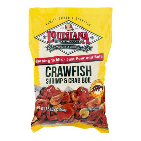 Louisiana Fish Fry Products Crawfish Shrimp & Crab Boil, 4.5 LB
