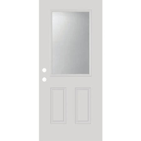 Exterior Door Unit with Half Lite 2 Panel Right hand