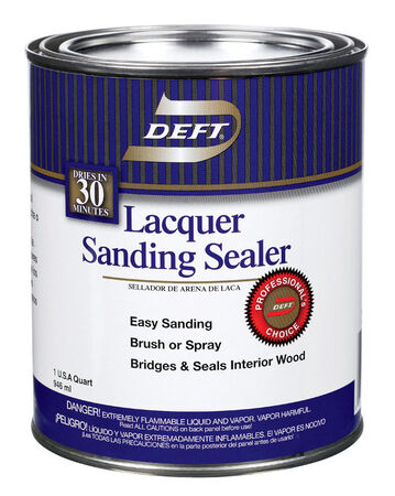 Deft Smooth Clear Oil-Based Lacquer Sanding Sealer 1 qt