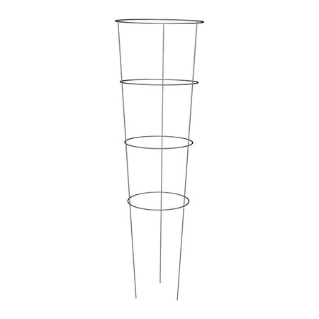 Glamos Wire Gray Galvanized Steel Tomato Cage 42 in. H x 14 in. L x 14 in. W