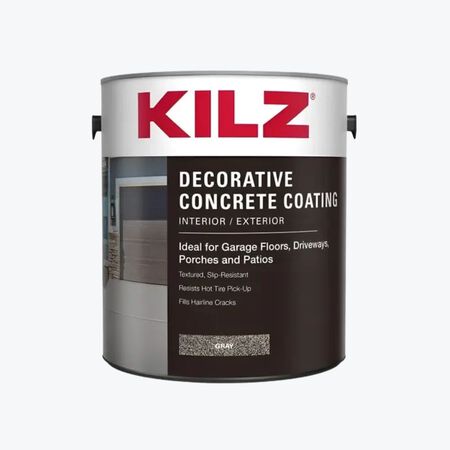 Kilz Decorative Concrete Coating Grey 1 gallon