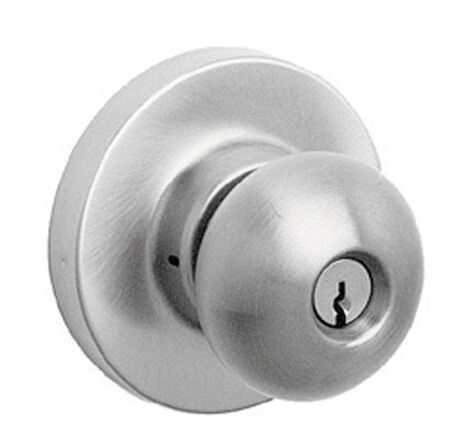 Tell Ball Satin Stainless Steel Knob for Exit Device 2 in.