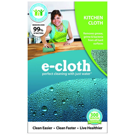 E-Cloth Kitchen Polyester/Polyamide Cleaning Cloth 12-1/2 in. W x 12-1/2 in. L