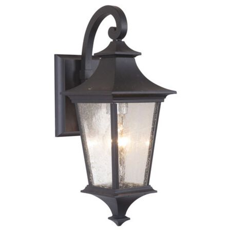 Craftmade Argent II 1 Light Small Outdoor Wall Lantern in Midnight