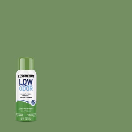 Rust-Oleum Low Odor Gloss Lucky Green Spray Paint 11 oz.