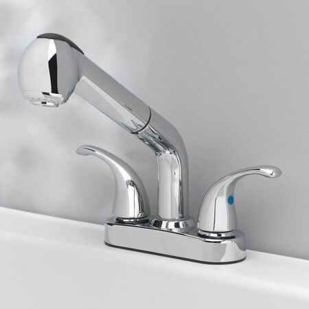 OakBrook Essentials Two Handle Chrome Laundry Faucet