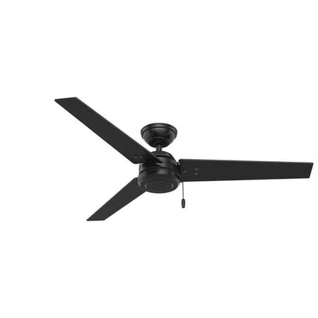 Cassius 52 in. Indoor/Outdoor Matte Black Ceiling Fan