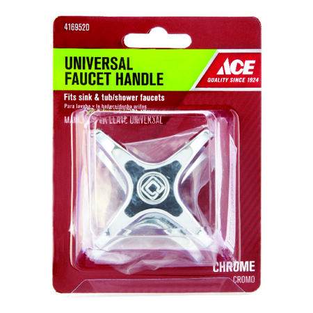 Ace For Universal Chrome Sink and Tub and Shower Faucet Handles