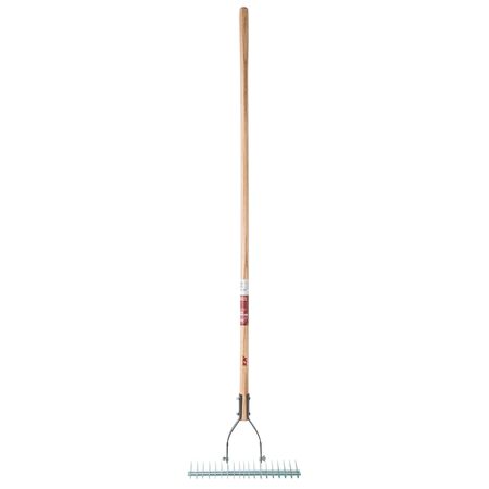 Ace 61 in. 19 Tine Steel Thatching Rake Fiberglass Handle