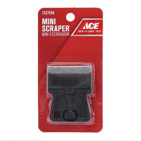 Ace 1-1/2 in. W Steel Single-Edge Glass Scraper