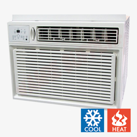 25,000 BTU 208/230-Volt Window Air Conditioner With Electric Heat & Remote