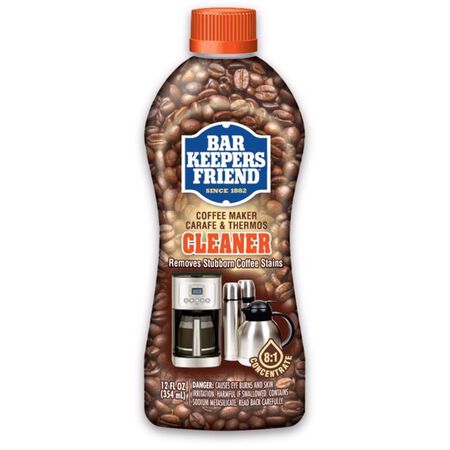 Bar Keeper's Friend Coffee Maker Cleaner 12 oz Liquid
