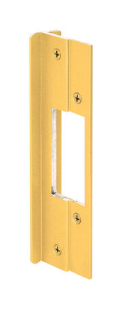 Prime-Line 8.438 in. H X 6 in. L Gold Extruded Aluminum Door Lock Guards