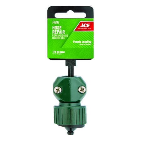 Ace 1/2 in. Nylon/ABS Threaded Female Hose Mender Clamp