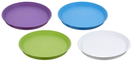 Arrow Plastic Round Serving Tray, Round, Plastic, Assorted
