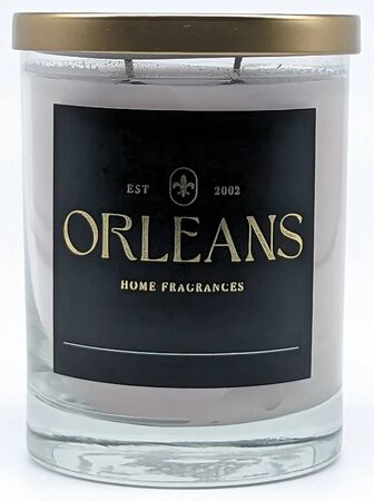 Orleans Home Fragrances Sandalwood & Leather Candle Jar 19 oz.