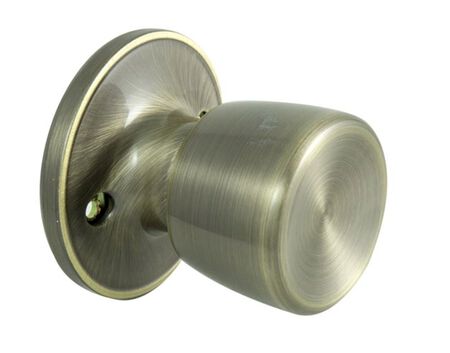 ProSource TS840V-PS Dummy Knob, Tulip Design, 1-3/8 to 1-3/4 in Thick Door, Brass, 65.7 mm Rose/Base