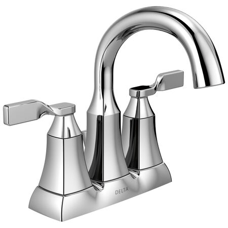 Delta Chrome Pop-up Bathroom Sink Faucet 4 in.