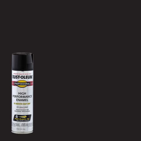 Rust-Oleum Professional Flat Black Spray Paint 15 oz.