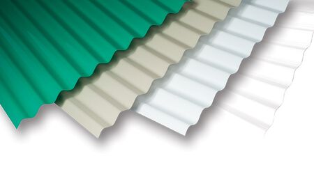 Palruf 8 ft. Clear -PVC CORR Roof