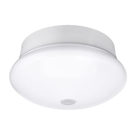 ETI Spin Light 3.54 in. H X 7 in. W X 7 in. L White LED Ceiling Spin Light
