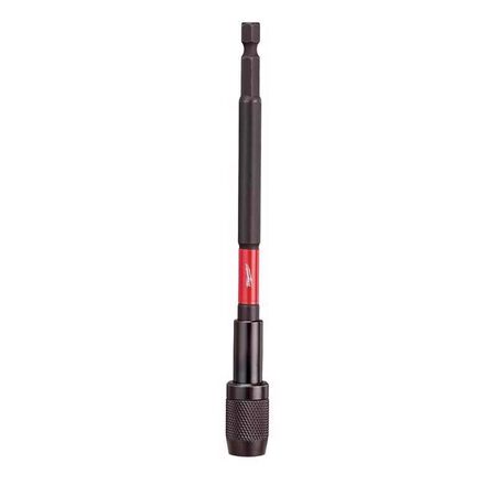 Milwaukee Shockwave 6 in. Alloy Steel Impact Magnetic Locking Bit Holder 1/4 in. Hex Shank 1 pc
