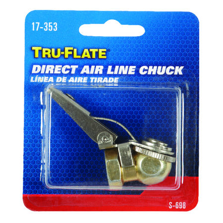 Tru-Flate Steel Safety Grip Air Chuck 1/4 FPT 1 1 pc