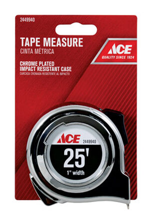 Ace Tape Measure 1 in. W x 25 ft. L