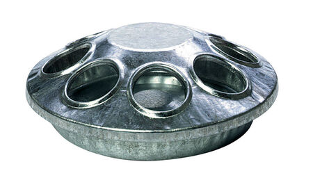Miller Round Feeder For Poultry 2 in. H