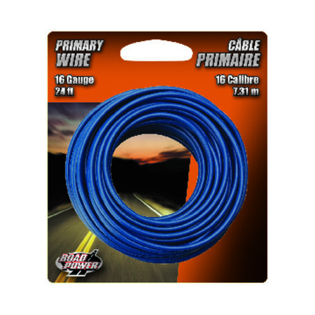 Coleman Cable 24 ft. 16 Ga. Primary Wire Blue