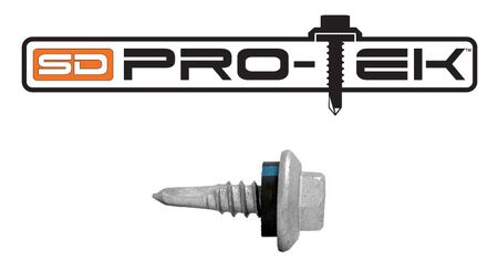 Lakeside Pro-Tek Screw Roofing Galvanized #12 x 3/4" Stitch 250ct