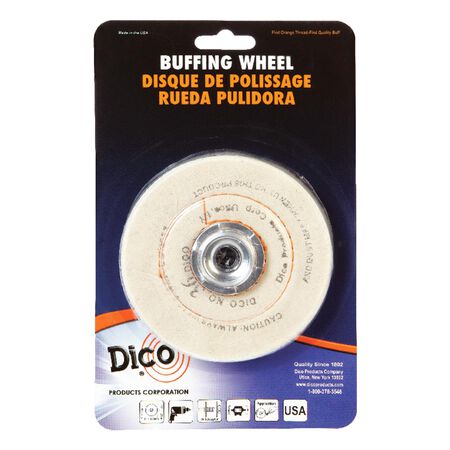 Dico Cordless 4 in. Buffing Wheel
