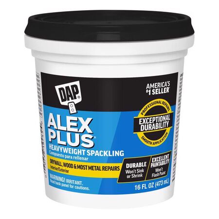 DAP Alex Plus Ready to Use White Spackling Compound 1 pt