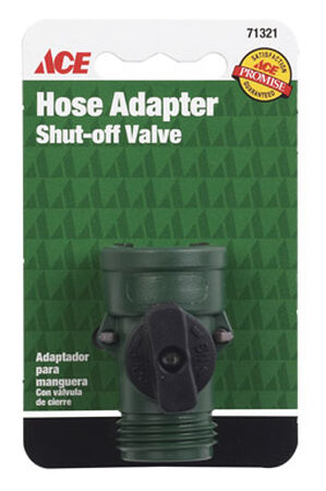 Ace Plastic Hose Shut-off Valve Male Threaded