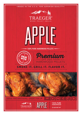 Traeger Apple Wood Pellets 20 lb.