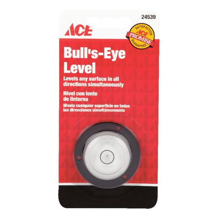 Ace 1.375 in. Plastic Bull's Eye Level 1 vial