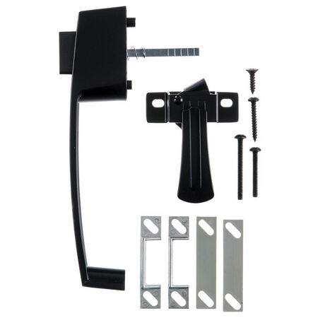 Ace Bare Steel Push Button Latch 1 pk