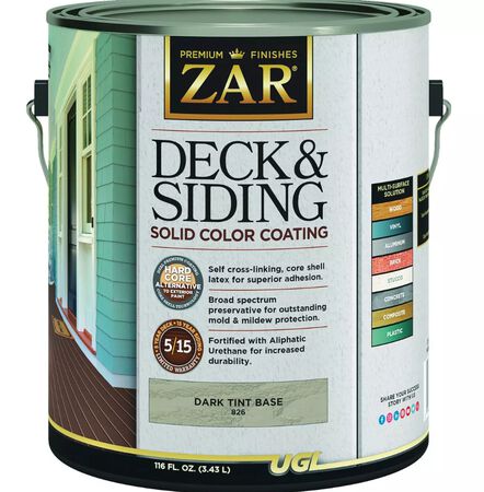 Stain Zar Deck/Siding Solid DB