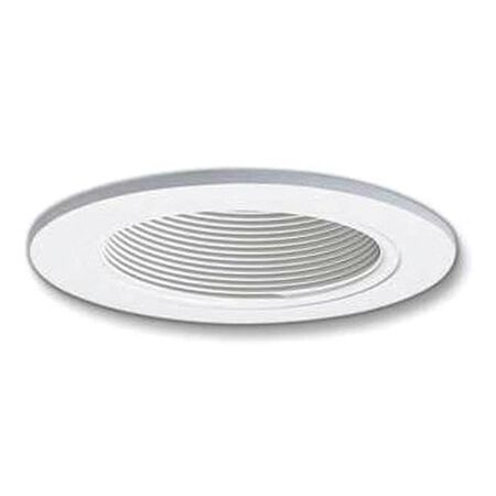 Halo Matte White 4 in. W Plastic LED Recessed Baffle and Trim 993 W