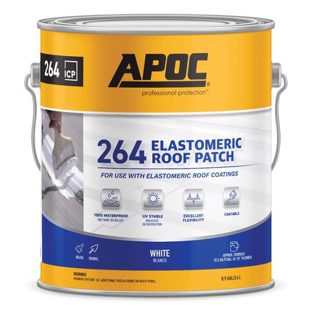 APOC Gloss White Elastomeric Roof Sealant 1 gal