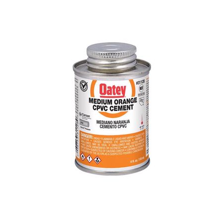 Oatey Orange Cement For CPVC 4 oz