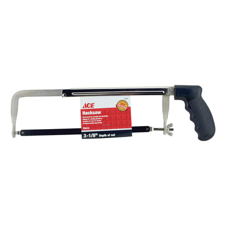 Ace 12 in. Carbon Steel Economy Hacksaw Silver 1 pc
