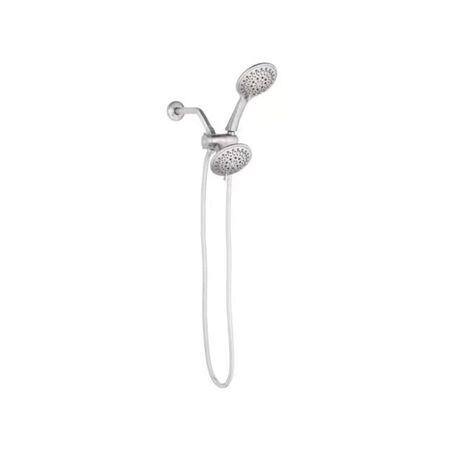 Oakbrook Collection Brushed Nickel 6 settings Showerhead Combo 1.8 gpm