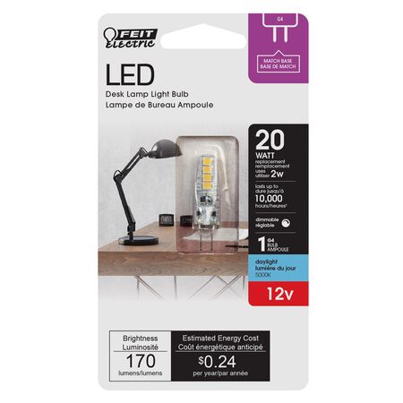 Feit T4 G4 LED Bulb Daylight 20 Watt Equivalence 1 Pack