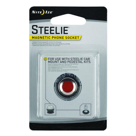 Nite Ize Steelie Silver Magnet Phone Socket For All Mobile Devices