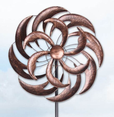 Wind Spinner Bronze Swirl 82"