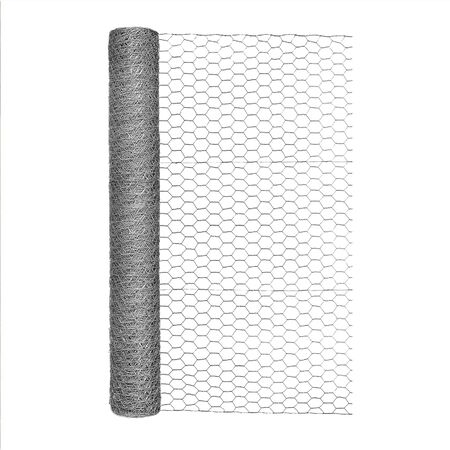 Garden Craft 36in. H x 50in. L Galvanized Steel Poultry Netting 1in.