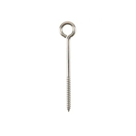 Hampton Lag Thread Eyebolt 1/4 in. S x 5 in.L Stainless Steel