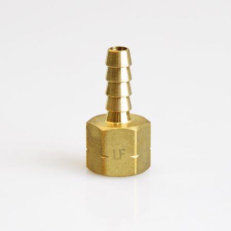ATC Brass 1/4 in. D X 1/4 in. D Adapter 1 pk